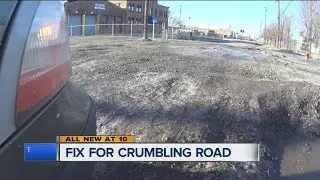 Fix for crumbling road