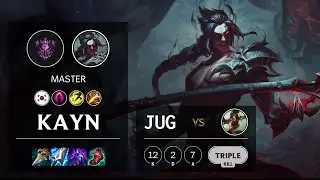 Kayn Jungle vs Nidalee - KR Master Patch 11.5