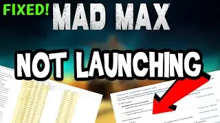 Как исправить ошибку &laquo;Безумный Макс&raquo;: не запускается (100% решение)