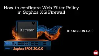 Sophos XG Firewall (V20.0.0): настройка политики веб-фильтрации | Практическое занятие