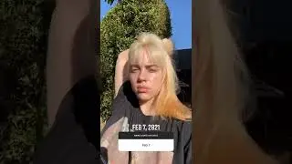 Billie's hair in the process on dyeing brunette #billieeilish #billieeilishfan #shorts #billie
