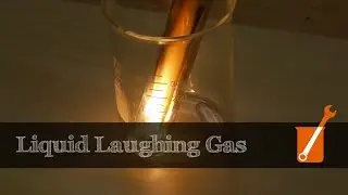 Liquid laughing gas supports combustion