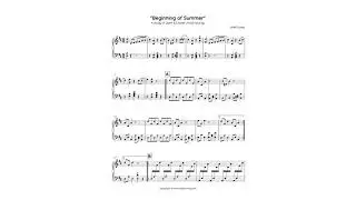 Beginning of Summer - Marimba Solo