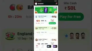 DREAM 11 Free Live Contest 😱| #dream11 #asiacup2025 #shorts
