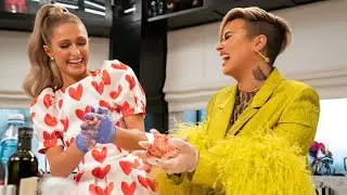 Paris Hilton Sparkles in the Kitchen with Demi Lovato - Netflix  s Cooking with Paris | Paris Hilton