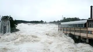 Disaster in Norway! Dam is destroyed, houses are washed away by flood!