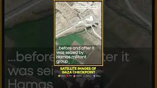 Israel-Palestine War: Satellite images of damaged Gaza checkpoint seized by Hamas