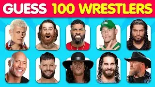 Guess the WWE Superstars | 100 Most Famous Wrestlers