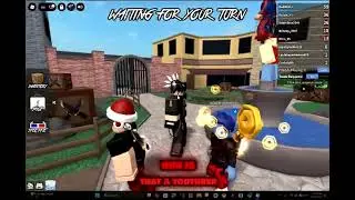 playing mm2 with a monkey boi