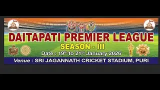 LIVE🛑:- DAITAPATI PREMIER LEAGUE || JAGANNATH STADIUM PURI #KNSPORTS