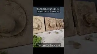 Papermache art, handmade home decor, DIY, craft studio #diyproject #sustainableliving #zerowastehome