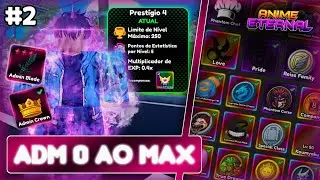👑QUANTO TEMPO DEMOREI PARA ZERAR 19 ILHAS COM A CONTA DE ADM?!👀 ADM 0 AO MAX #2  | Anime Eternal 🔥