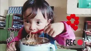 Eating Millet Noodles (Sl&uuml;rrp Farm) Zero Junk Mild Masala (No Maida & Not Fried)