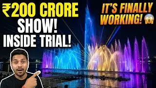 Nagpur Futala Lake Fountain Show, World' biggest multicolour fountain Show.