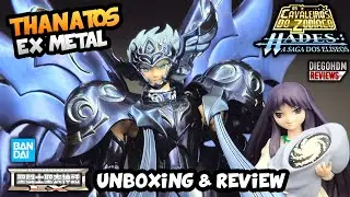 Cloth Myth EX THANATOS EX Metal CDZ Saint Seiya Unboxing e Review BR