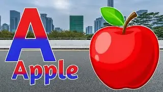 Phonics Song 2 with TWO Words in 3D| A for Airplane|ABC Alphabet Song| New 3D Learning Video 00262