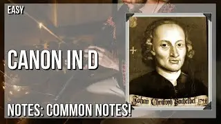 SUPER EASY: How to play Canon in D  by Johann Pachelbel on Tin Whistle (Tutorial)