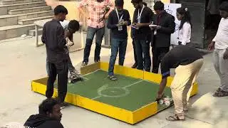 Robo soccer ￼Aissms pune 2k25 (br robotics) #roborace #youtube 
