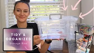 📦 Clear Storage Bins You NEED for Ultimate Home Organization! 🏠