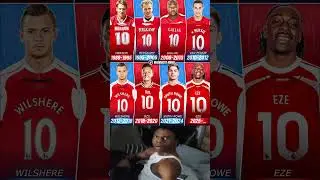 🔥 Eberechi Eze takes over Arsenal&rsquo;s famous number 10 shirt. 😍