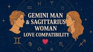 Gemini Man & Sagittarius Woman Love Compatibility: Passion, Adventure, and Destiny