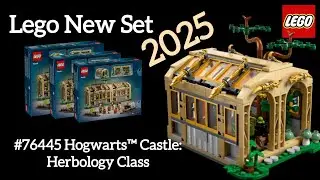 LEGO New Set - #76445 Hogwarts&trade; Castle: Herbology Class