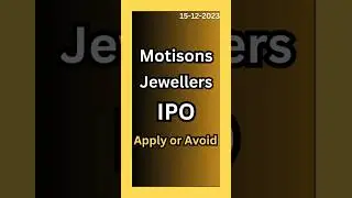Motisons Jewellers IPO review #shorts #ipo