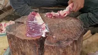 Best Cow Solid🥩👌Meat Picess Cutting Videos Holidhani Bazar Jhenaidha  