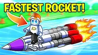 Я построил САМЫЙ БЫСТРЫЙ космический корабль в Roblox Build a Boat!