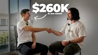he generated his client $260k in one month from content
