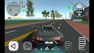 I test the maximum speed of bugatti #carsimulator2 