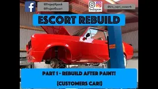 Rebuilding a Ford Mk2 Escort after paint for a customer! As if I didnt have enough to do....