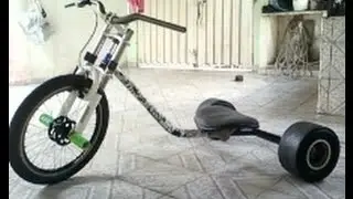 COMO FAZER UM DRIFT TRIKE COM UMA ANTENA DE TV