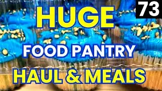 FRUGAL LIVING & Food Pantry Haul 2024 - Food Haul - FOOD BANK - Food Pantry Haul - Budget Meals