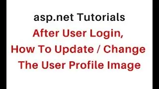 Upload to update User Login Image Profile with Masterpage asp.net c#