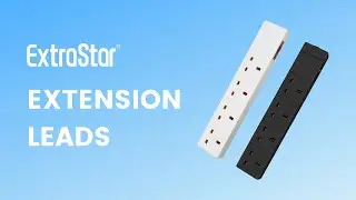 Stay Safe and Organised with ExtraStar's 2/4/6 Gang Side Switched Extension Leads!