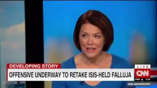 CNN Newsroom - Storming Falluja, Iraq - 30th May 2016
