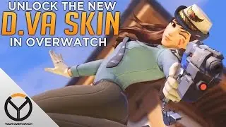 Overwatch: How to UNLOCK The Officer D.Va Skin!