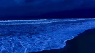 Deep Blue Night by the Sea - Reconnect with Stillness using Natural Atmosphere | ASMR Sounds