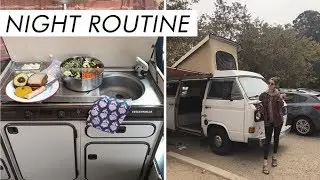 My Zero Waste Night Routine While Van Camping | Alli Cherry