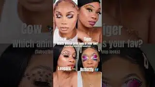 Which animal print makeup look is your favorite? 🤔