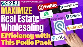 Maximize Real Estate Wholesaling Efficiency with This Podio CRM🏡💼 | Code Discoveries