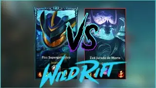 FIZZ vs ZED MAIN NO MID!! WILD RIFT GAMEPLAY!!