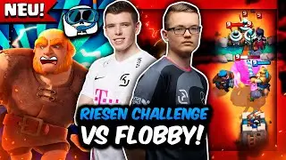 😂NEUE RANDOM RIESENWUT CHALLENGE vs. FLOBBY ESKALIERT! | Direktes Duell! | Clash Royale Deutsch