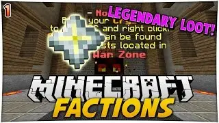 Minecraft RPG FACTIONS | LEGENDARY CRYSTALS! #1 (Pitforge)