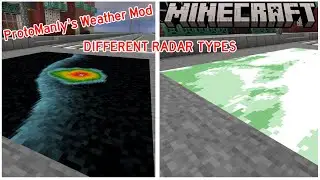Minecraft - ProtoManly's Weather Mod - Different Radar Types