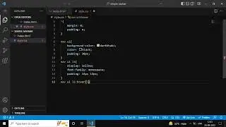 how to make a simple navbar with HTML AND CSS | #shorts @codewithnakul