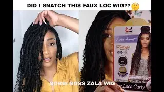Bobbi Boss ZALA Lace Front Faux Loc Wig (MLF519) Review | Watch Me Snatch This Synthetic Loc Wig