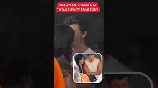 Shawn Mendes & Camila Cabello KISSING at Taylor Swift's Eras #shawnmendes #camilacabello #shorts