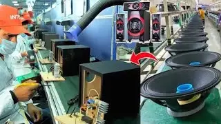 How is a home theatre made in a factory? Home Theatre Making process in a factory 😱😱🔊
